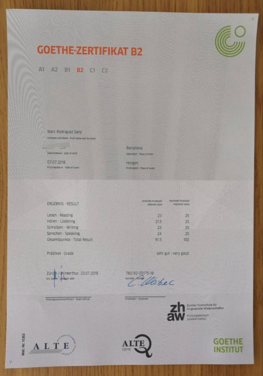 Koop GOETHE Certificaat Online